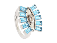 Smycken - EFVA ATTLING, The Pretty In Blue ring - View 1