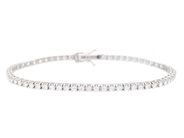 Smycken - TENNISARMBAND, 18K vitguld - View 1