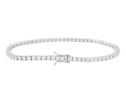 Smycken - TENNISARMBAND, 18K vitguld - View 2