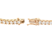 Smycken - TENNISARMBAND, 18K guld - View 3