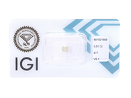 Ädelstenar, DIAMANT, kuddslipad, i auktion: Lilla Smycken – Tisdag 27 januari