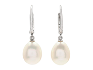 Smycken, PÄRLÖRHÄNGEN, 18K guld med oval odlade sötvattenspärlor 7,9 mm, i auktion: Valentin – Lördag 7 februari