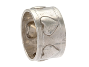 Smycken, RING, silver, i auktion: Valentin – Lördag 7 februari