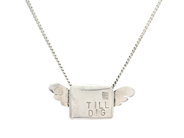 Smycken, HÄNGE MED KEDJA, sterlingsilver, i auktion: Valentin – Lördag 7 februari