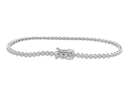 Smycken - TENNISARMBAND, 18K vitguld - View 2