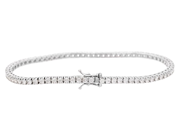 Smycken - TENNISARMBAND, 18K vitguld - View 2