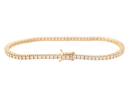 Smycken - TENNISARMBAND, 18K guld - View 2