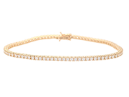 Smycken - TENNISARMBAND, 18K guld - View 1