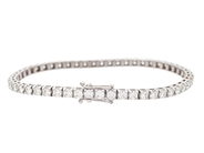 Smycken - TENNISARMBAND, 18K vitguld - View 2