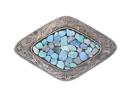 Smycken, BROSCH, sterlingsilver, i auktion: Allmänna – Tisdag 3 mars