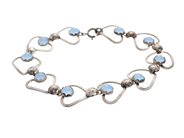 Smycken, ARMBAND, silver, i auktion: Allmänna – Tisdag 17 februari