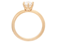 Smycken - ENSTENSRING, 18K guld - View 2