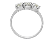 Smycken - TRESTENSRING, 14K vitguld - View 2