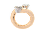 Smycken - RING, 18K guld/vitguld - View 2