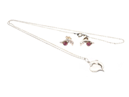 Smycken, SMYCKESET, silver, i auktion: Allmänna – Tisdag 3 mars