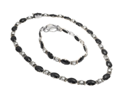 Smycken, SMYCKESET, collier och armband, i auktion: Allmänna – Tisdag 17 februari