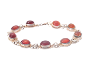 Smycken, ARMBAND, silver, i auktion: Allmänna – Tisdag 3 mars