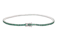 Smycken - TENNISARMBAND, 18K vitguld - View 2