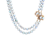 Smycken, PÄRLCOLLIER, lås 14K guld, i auktion: Klassiska – Lördag 21 februari