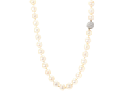 Smycken, PÄRLCOLLIER, odlade saltvattenpärlor ca 9,0 mm, i auktion: Klassiska – Lördag 21 februari