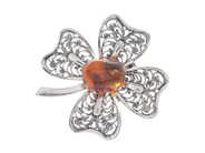 Smycken, BROSCH, silver, i auktion: Allmänna – Tisdag 17 februari