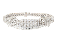 Smycken, ARMBAND, 18K vitguld, i auktion: Klassiska – Lördag 21 februari