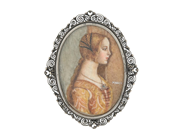 Smycken, MINIATYR, hänge/brosch. silver, i auktion: Lilla Smycken – Tisdag 10 februari