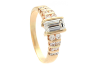 Smycken - RING, 14K guld - View 1