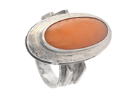 Smycken, RING, silver, i auktion: Allmänna – Tisdag 3 mars
