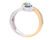 Smycken - RING, 18K guld/vitguld - View 2