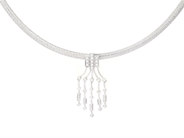 Smycken - COLLIER, 18K guld/vitguld - View 1