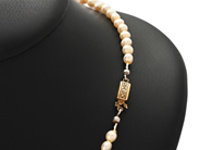 Smycken - PÄRLCOLLIER, sötvattenspärlor ca 4,5 mm - View 2