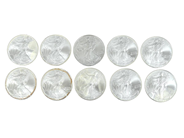 Silver, AMERICAN Silver Eagle Coin, silvermynt, i auktion: Allmänna – Tisdag 31 mars