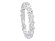 Smycken - HELALLIANSRING, 18K vitguld - View 1