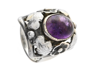 Smycken, RING, silver, i auktion: Lilla Smycken – Tisdag 24 mars