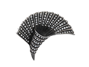 Smycken, BROSCH, sterlingsilver, i auktion: Allmänna – Tisdag 31 mars