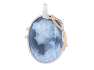 Smycken - BROSCH/HÄNGE, 18K vitguld/guld - View 1