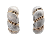 Smycken, TIFFANY & CO, örhängen sterlingsilver/18K guld, i auktion: Allmänna – Tisdag 31 mars