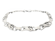 Smycken, ARMBAND, silver, i auktion: Lilla Smycken – Tisdag 24 mars