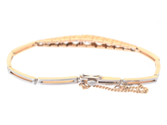 Smycken - ARMBAND, 18K guld/platina - View 2