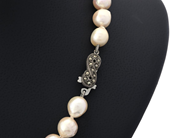 Smycken - PÄRLCOLLIER, odlade pärlor ca 7,8-8,8 mm - View 2