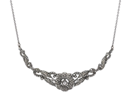 Smycken, COLLIER, silver, i auktion: Lilla Smycken – Tisdag 24 mars