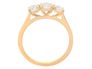 Smycken - TRESTENSRING, 18K guld - View 2