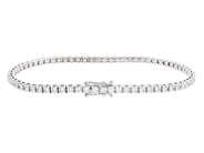 Smycken - TENNISARMBAND, 18K vitguld - View 2
