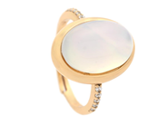 Smycken, RING, förgyllt sterlingsilver, i auktion: Allmänna – Tisdag 26 maj
