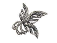 Smycken, BROSCH, sterlingsilver, i auktion: Allmänna – Tisdag 31 mars