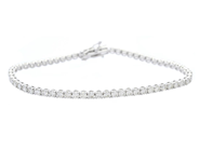 Smycken - TENNISARMBAND, 18K vitguld - View 1