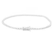 Smycken - TENNISARMBAND, 18K vitguld - View 2