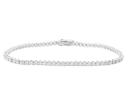 Smycken - TENNISARMBAND, 18K vitguld - View 1