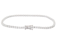 Smycken - TENNISARMBAND, 18K vitguld - View 2